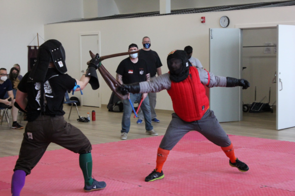 Blizzard Brawl 2022 - fighters sparring